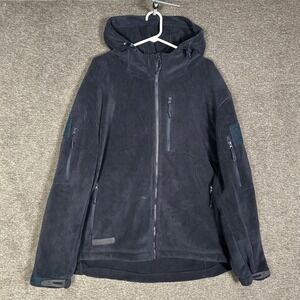 BAERSKIN Tactical Supply Co. Fleece Hoodie 4.0 Jacket Mens 2XL Zip Up Black